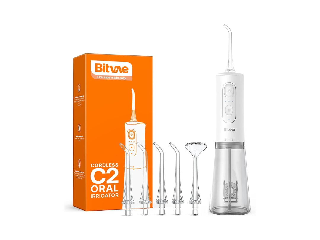 Buy Bitvae C2 Water Flosser – 6 Nozzles, Cordless in Qatar Buy Bitvae C2 Water Flosser – 6 Nozzles, Cordless in Qatar